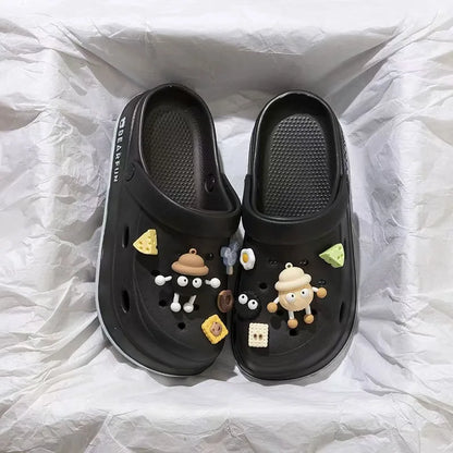 Women's rubber shoes like crocs