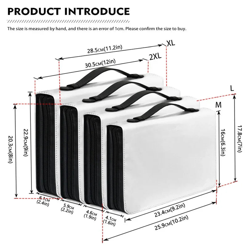 Custom Your Image Print Leather Bible Bag