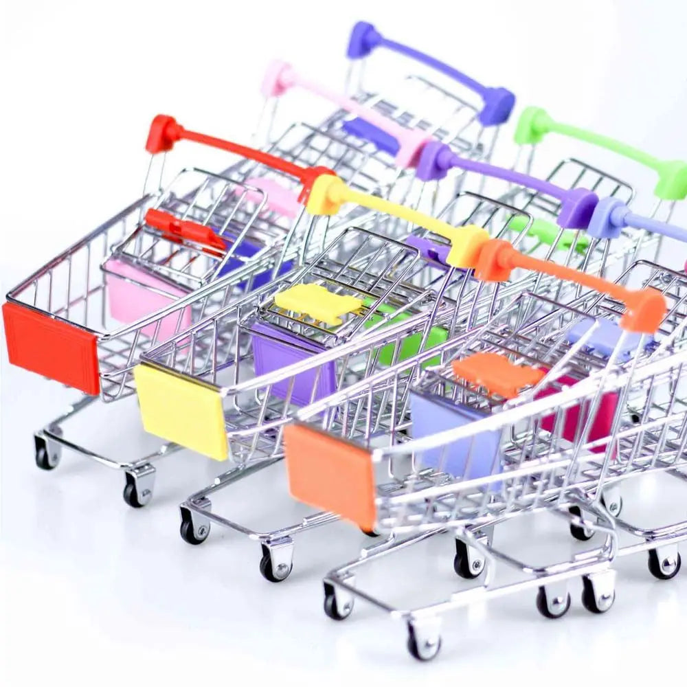 Play Toy Shopping Cart Dollhouse