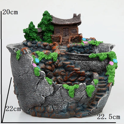 Succulent Plants Planter Flowerpot Resin Flower Pot