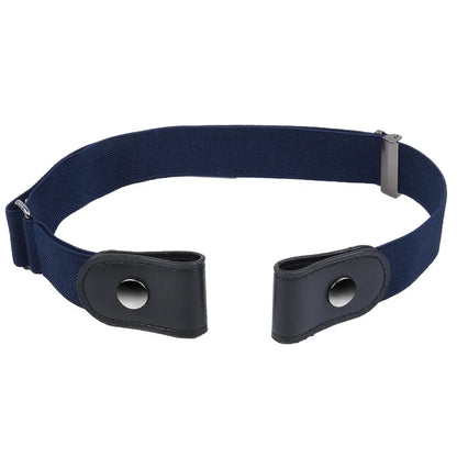 ,No Buckle Stretch Elastic Waist Belt For Women/Men