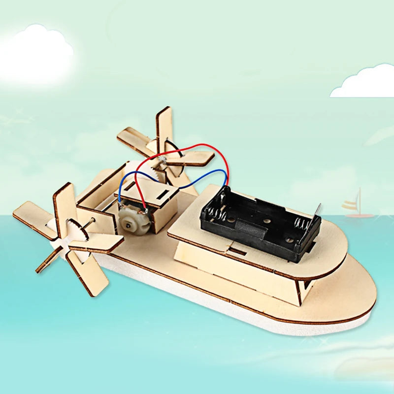 Kids DIY Robot Assembling Model Educational Material Kits Science