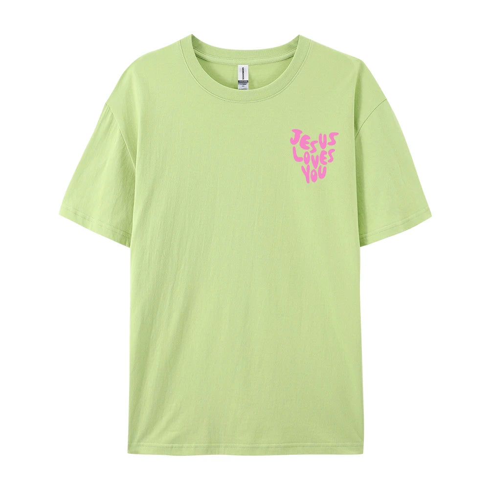 Jesus Loves Me  Cotton T-Shirts