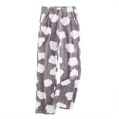Pajama Pants Plush Sleep Pants Soft