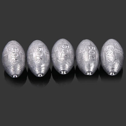 5pcs 2g-30g Fishing Weight Sinker