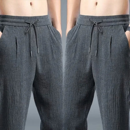 2025 Summer Men's Linen Pants Ultra Lightweight Breathable