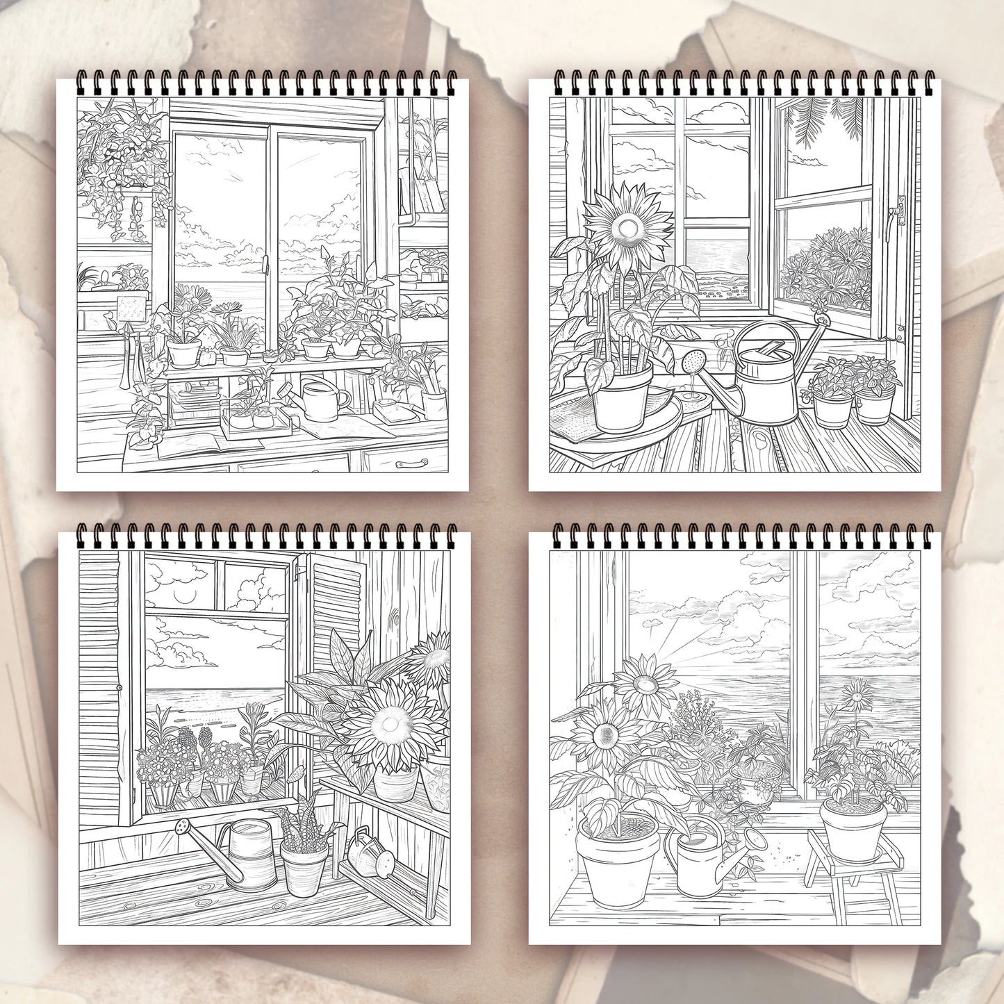 1pc, Teen Colouring Book - 30 Sheets