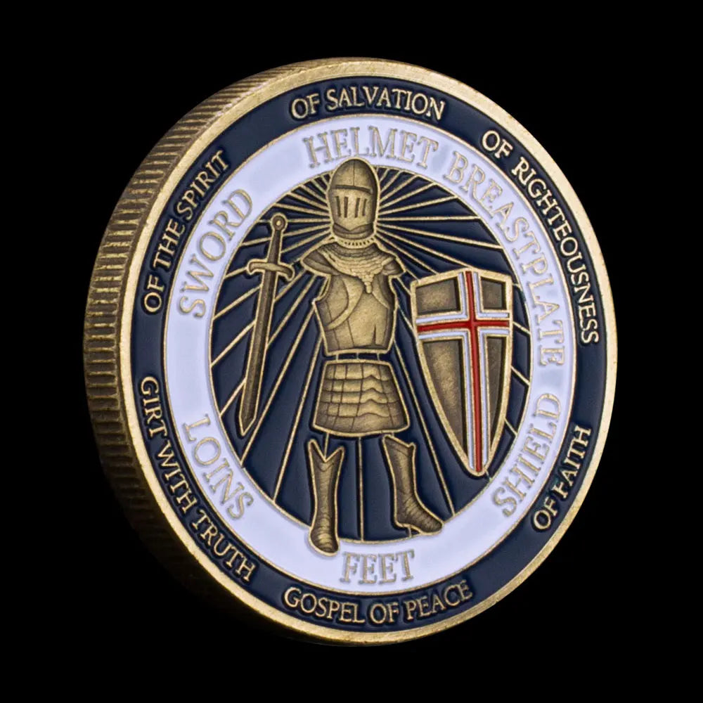 Put on The Full Armor of God Challenge Coin