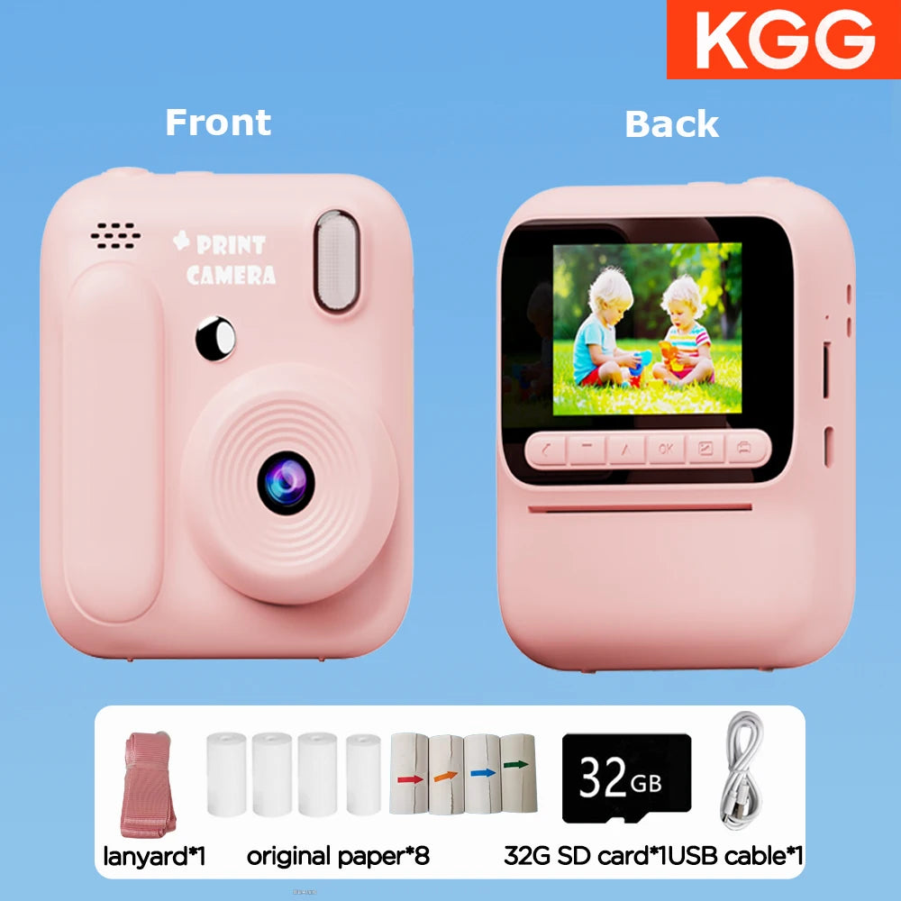 Camera  Kids Instant Camera 32GB