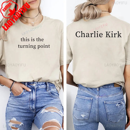 Charlie Kirk Shirt – "This Is The tuning point