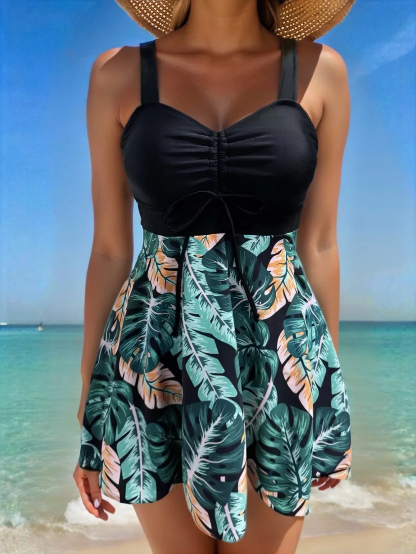 Bikini Two-Piece Swimsuit Women's Large Size