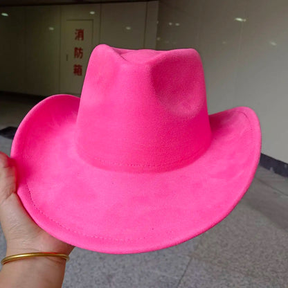 Suede cowboy hat