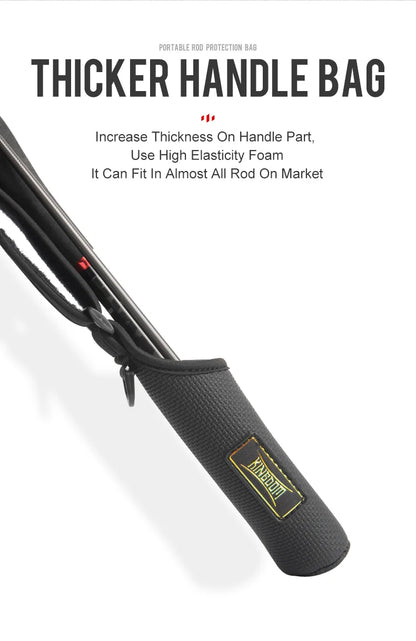 Kingdom Spinning Fishing Rods 102cm-152cm Casting Rod Protection Rope