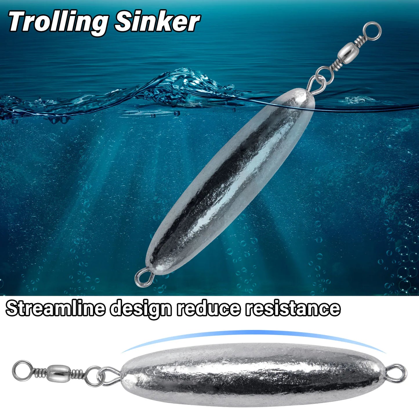 5/10pcs Trolling Sinkers