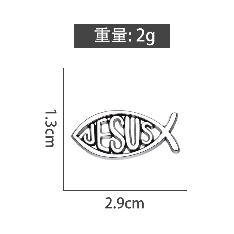 Jesus Christian Fish Emblems