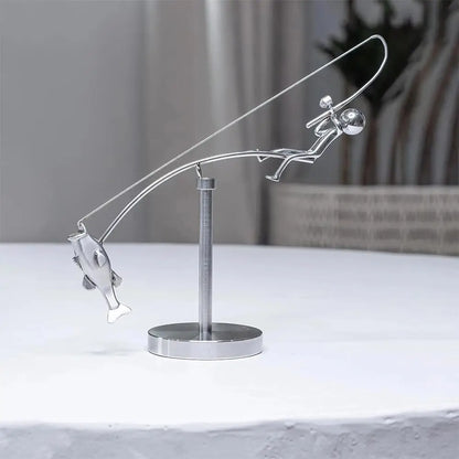The Fisherman Balancing Sculpture