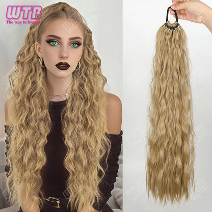 Synthetic braided wig