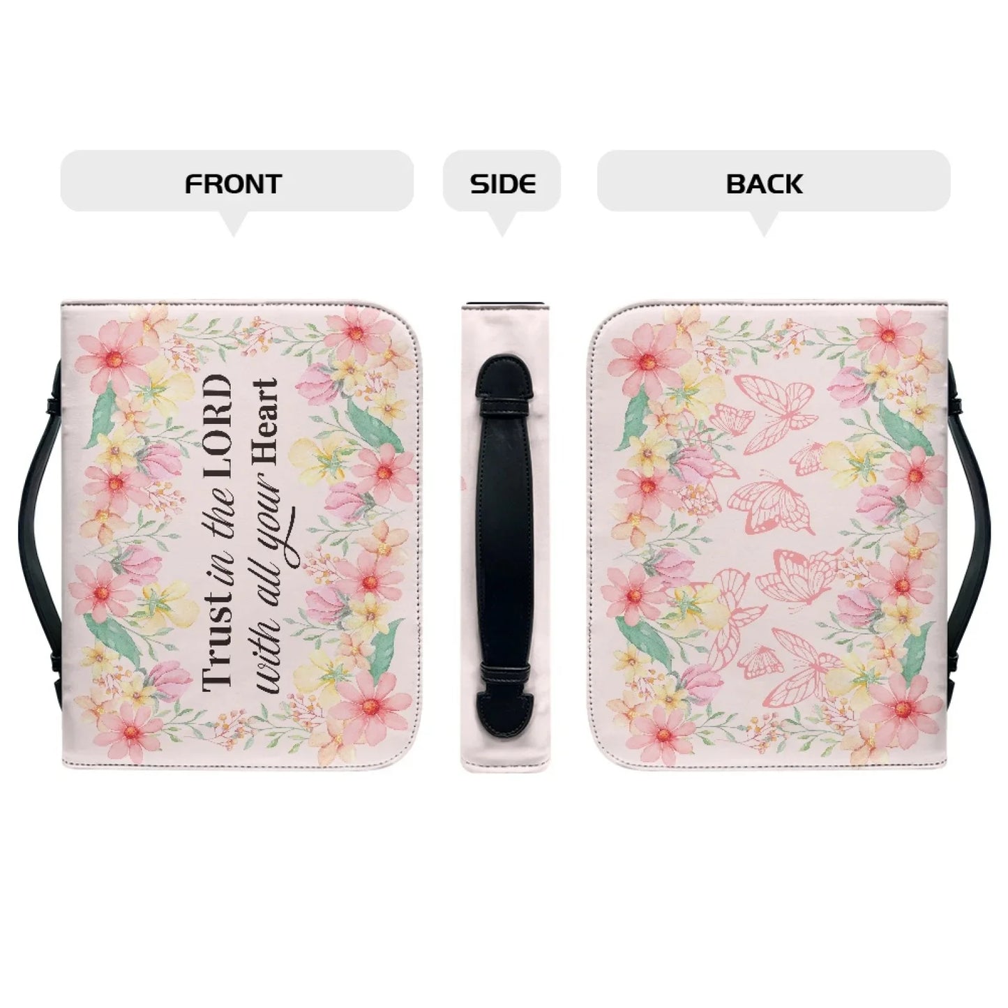 Custom Your Image Print Leather Bible Bag