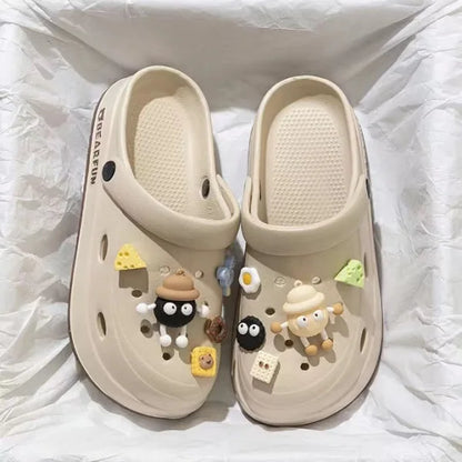 Women's rubber shoes like crocs