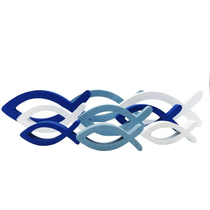 9Pcs Handcrafted Ocean Fish