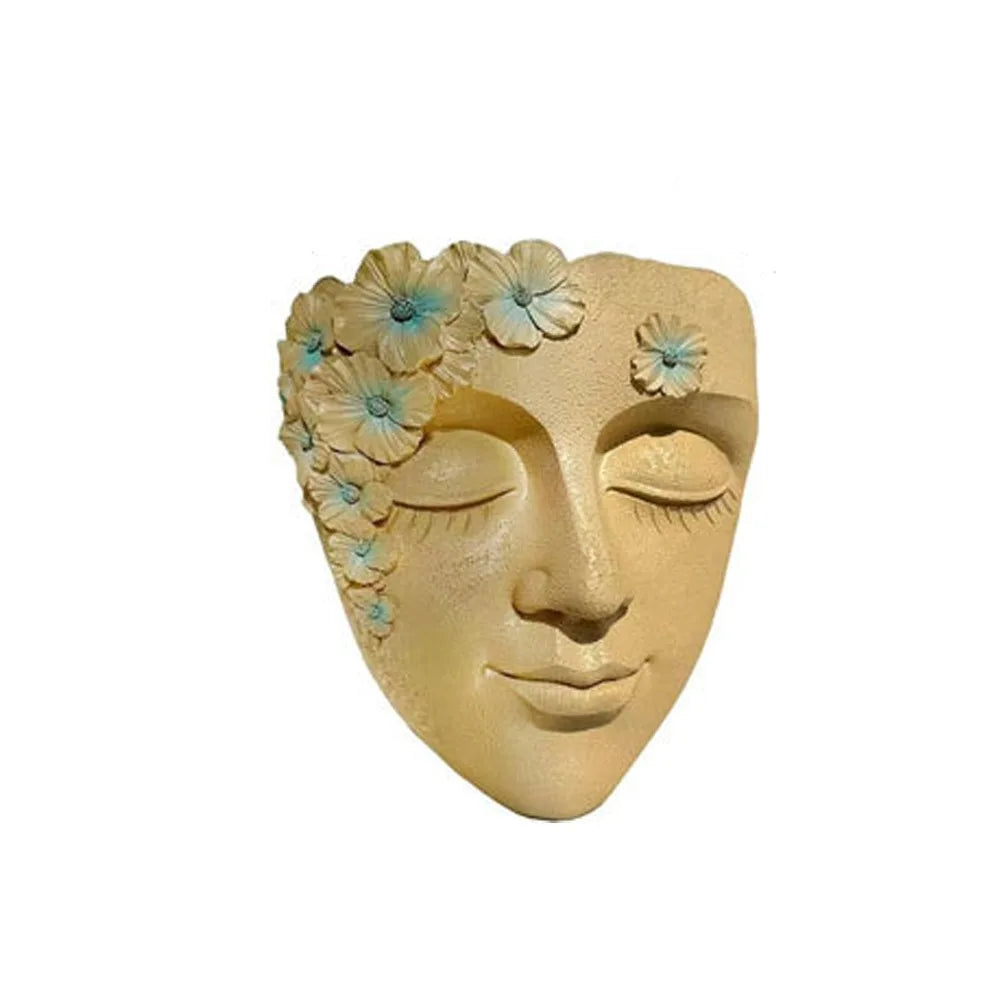 Funny Face Sculpture Planter