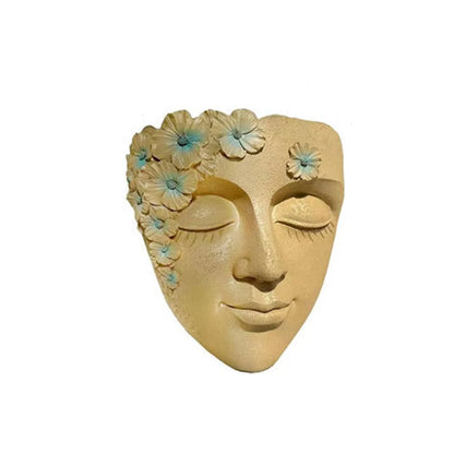 Funny Face Sculpture Planter