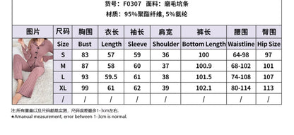 Pajama  Set Sleeved Long Pants