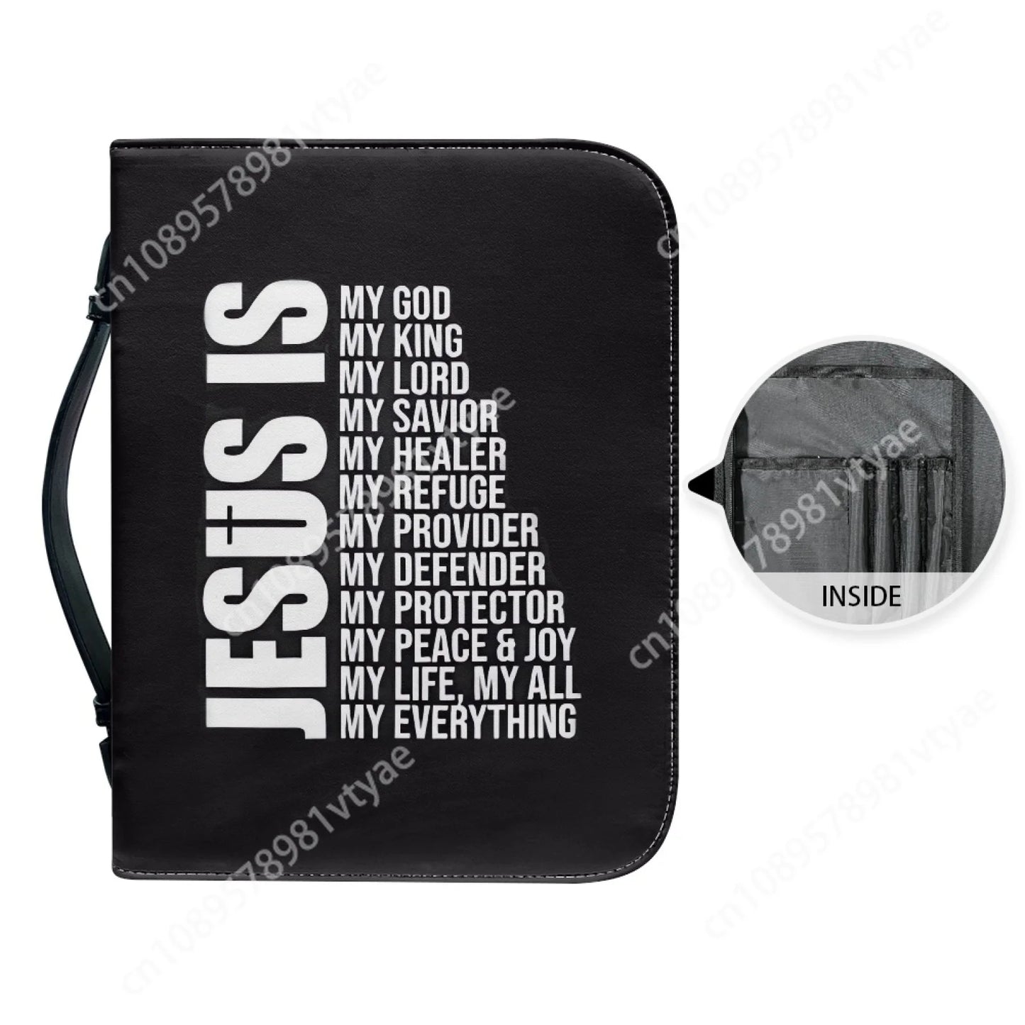 Custom Your Image Print Leather Bible Bag