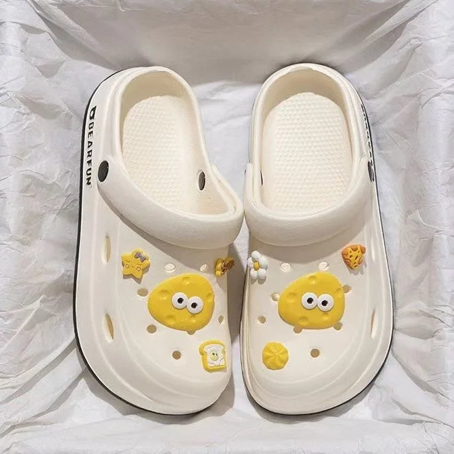 Women's rubber shoes like crocs