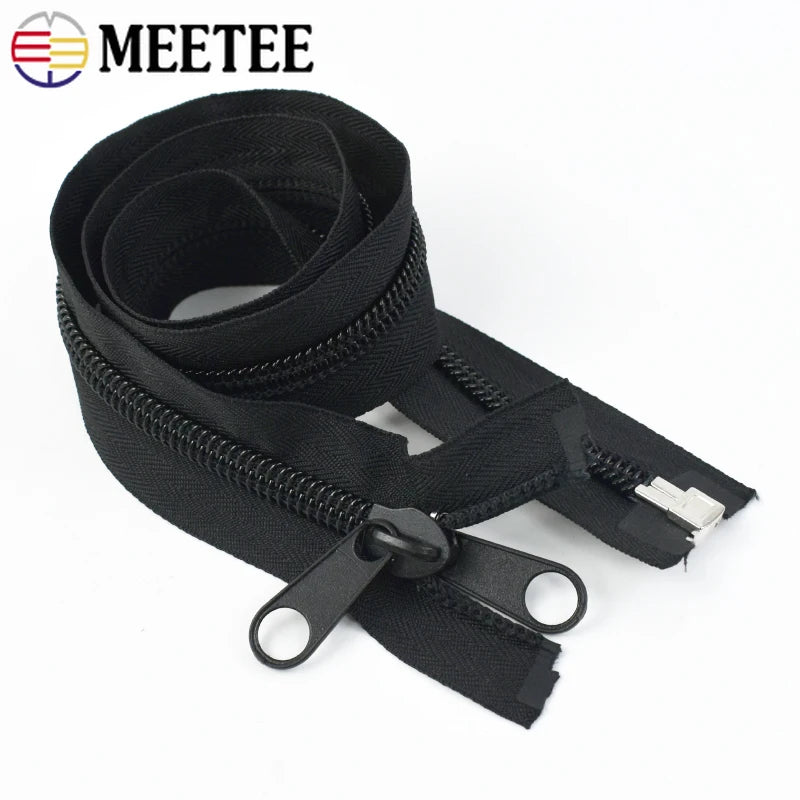 80-300cm Black 10# Nylon Zippers