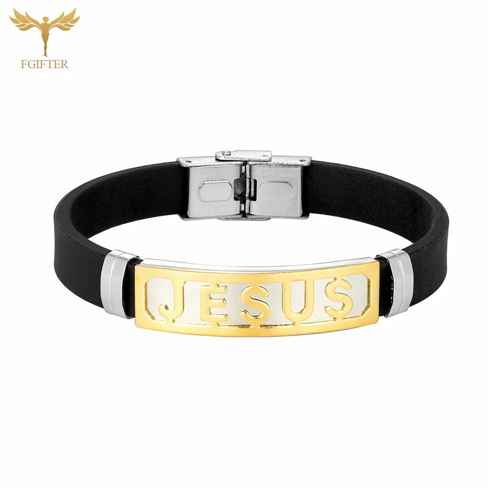 JESUS Silicone Bracelets JESUS LOVES YOU