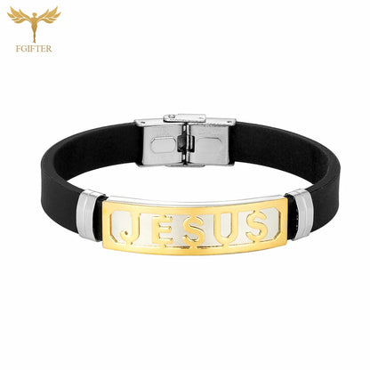 JESUS Silicone Bracelets JESUS LOVES YOU