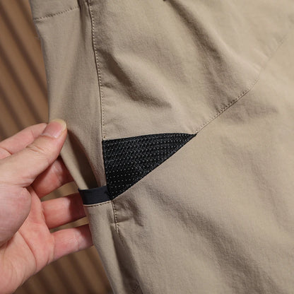 Lightweight Breathable Men's Summer Casual Pants Qui Dry Elastic Soft