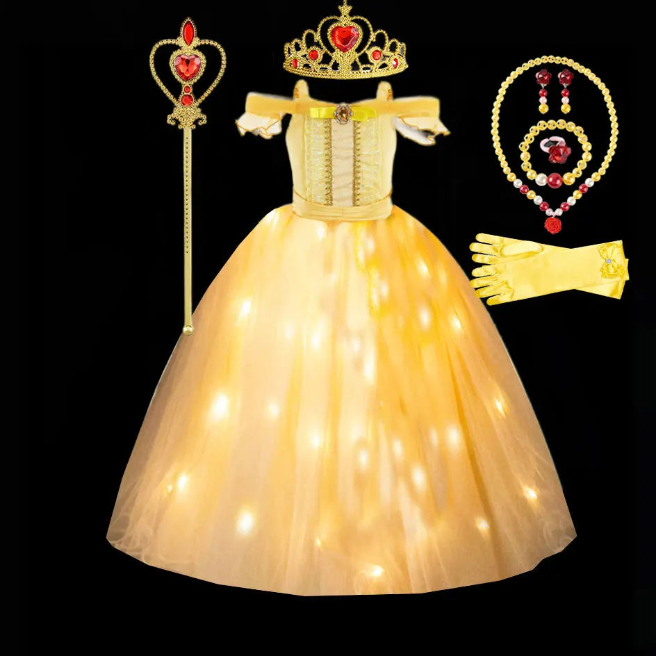 Kids Belle Beauty and the Beast Ball Gown