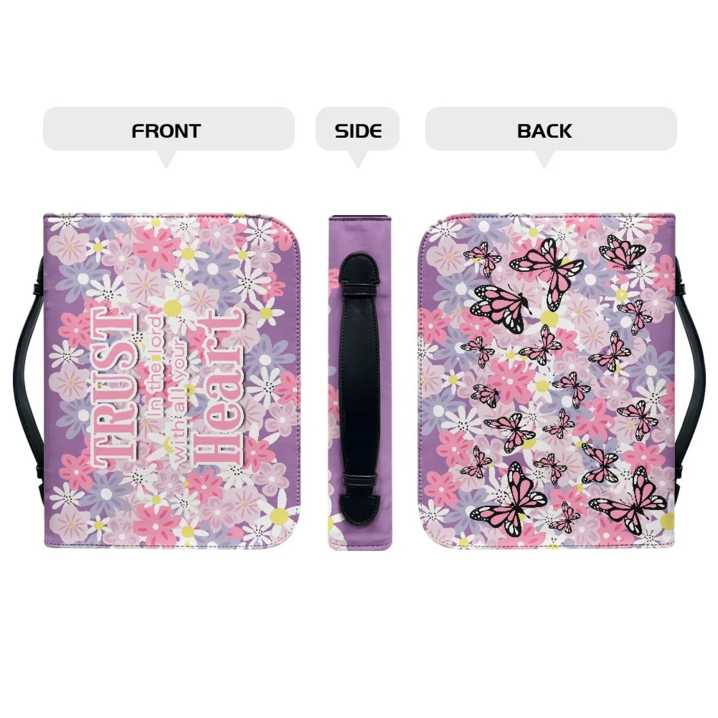 Custom Your Image Print Leather Bible Bag