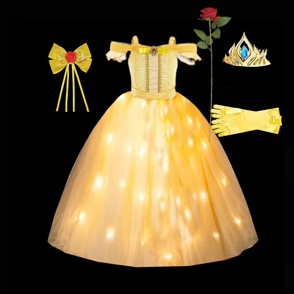 Kids Belle Beauty and the Beast Ball Gown