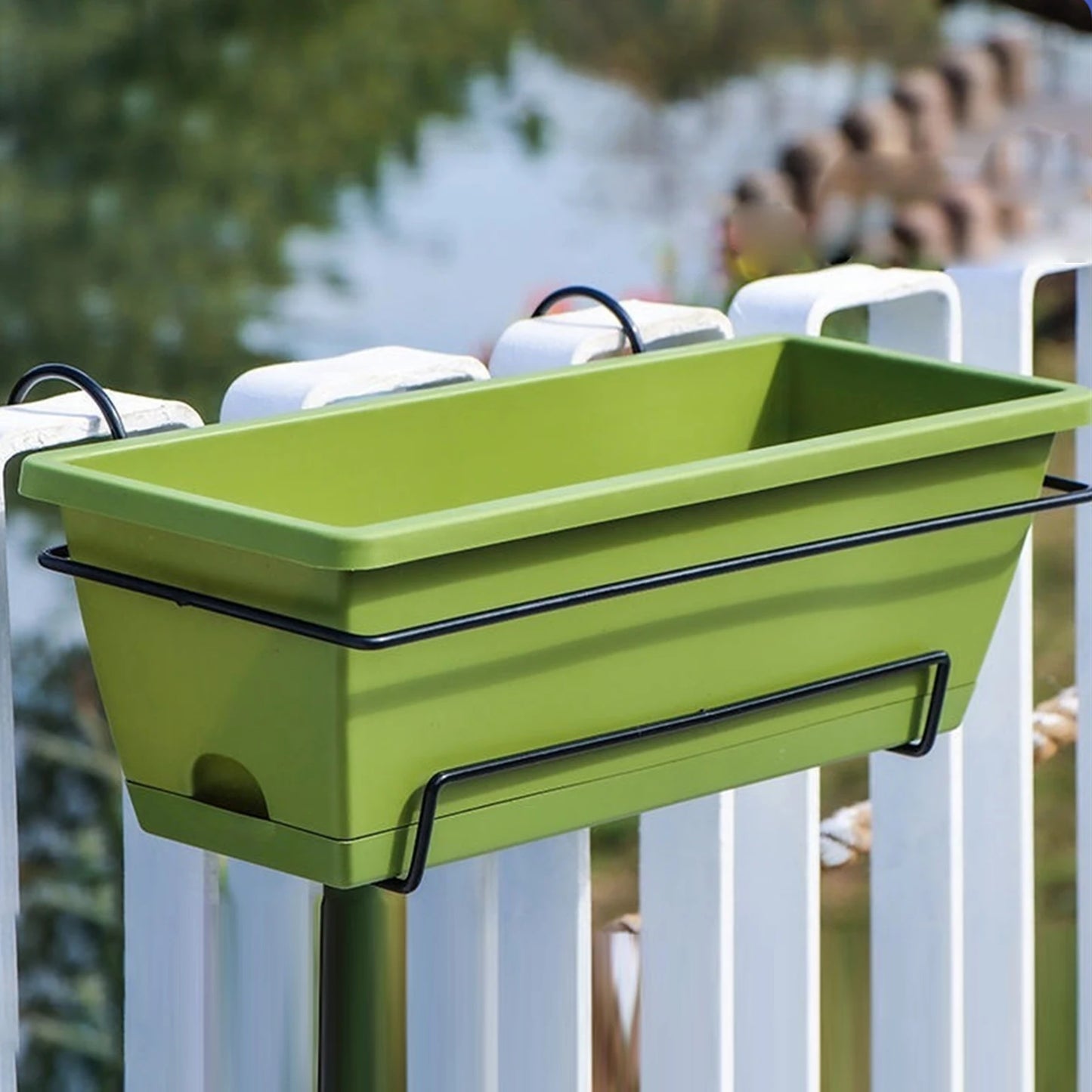 Balcony Railing Planter Ornament Window Box Planter