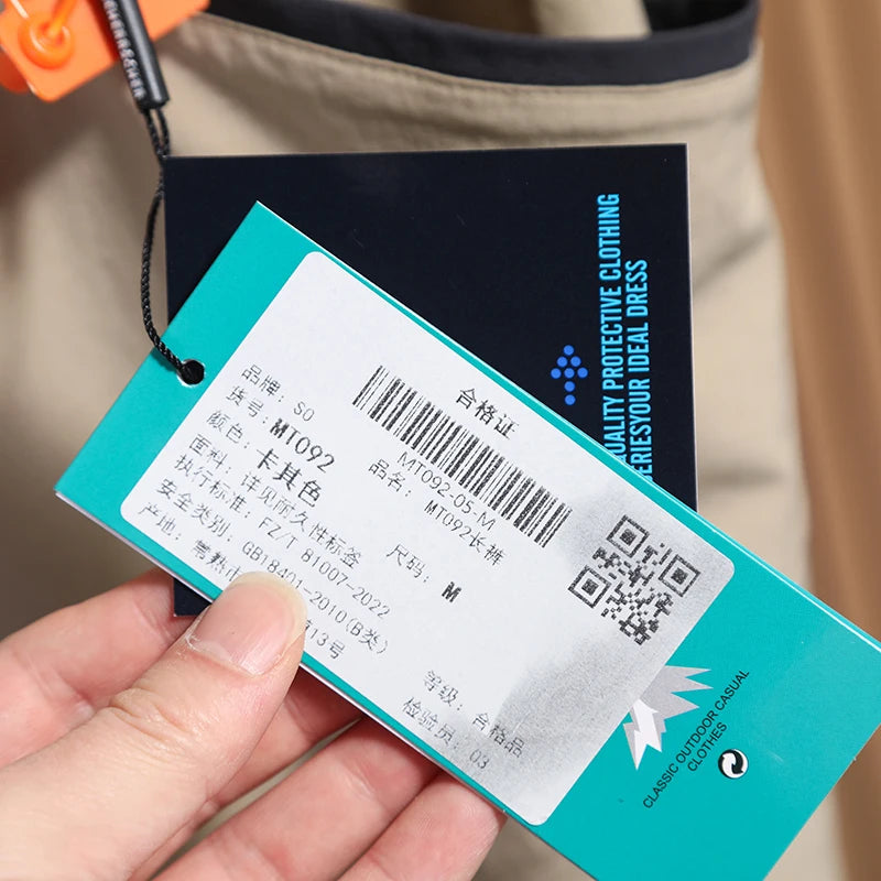 Lightweight Breathable Men's Summer Casual Pants Qui Dry Elastic Soft