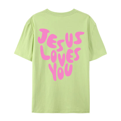 Jesus Loves Me  Cotton T-Shirts