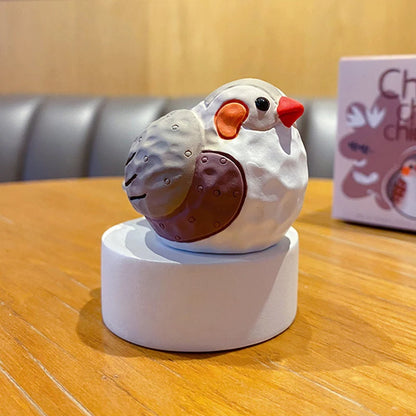 Handcrafted Resin Bird wood