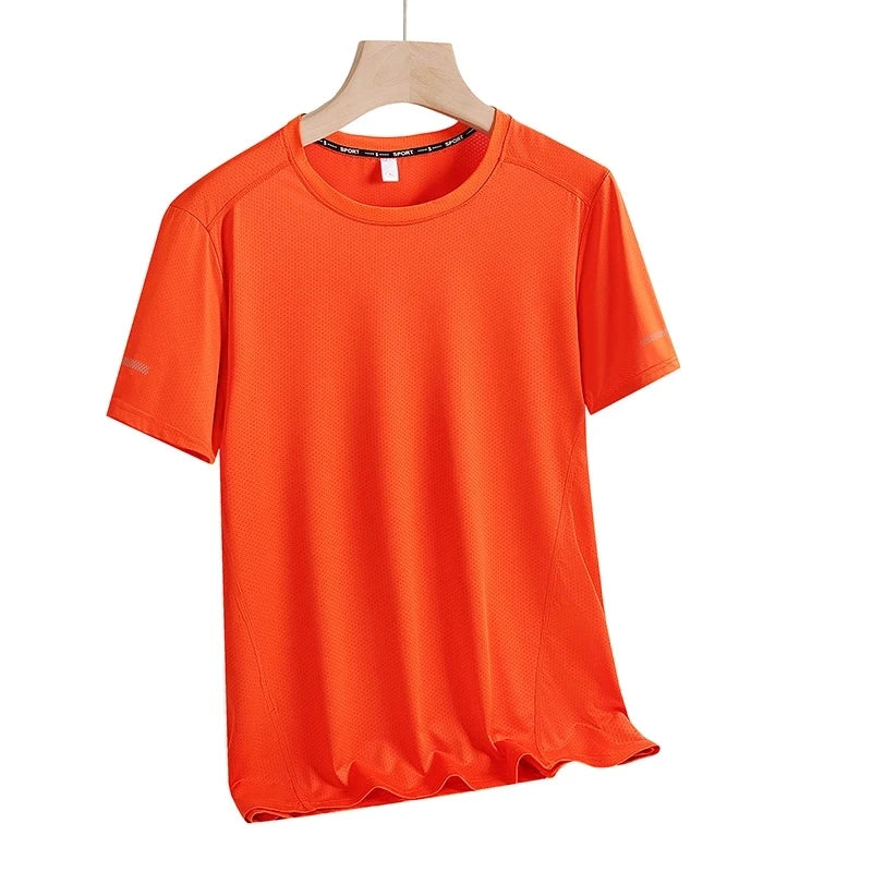 9xl Large Plus Size Quick Dry Short Sleeve T Shirt