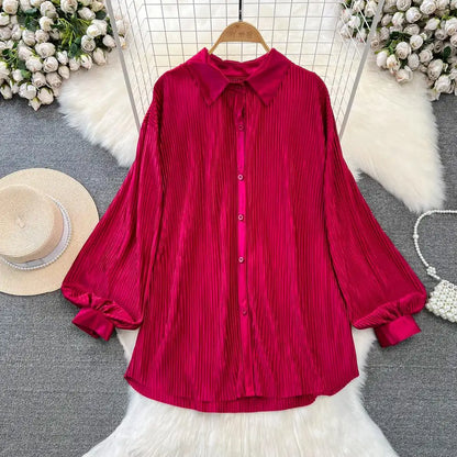 Fashion New Women Solid Casual Loose Two Pieces Set