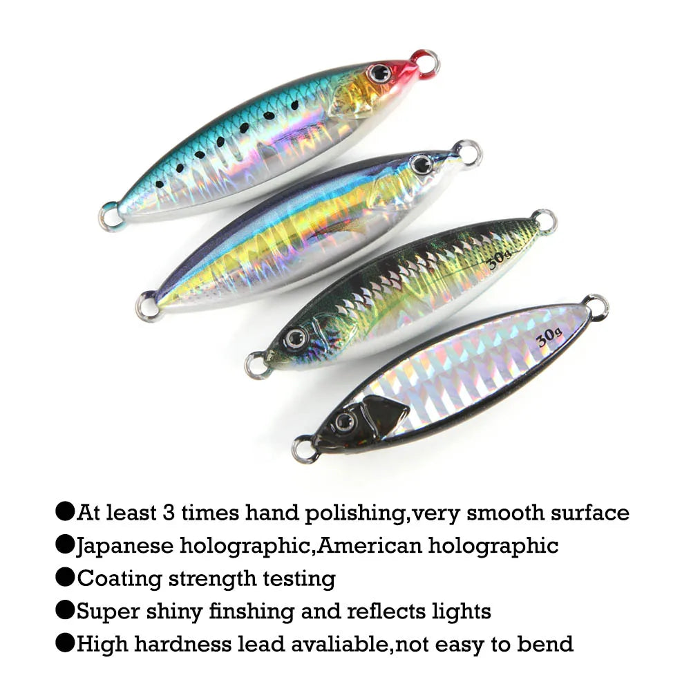 Glow Fishing Lure Casting Tuna15g30g40g60g Slow Pitch Jig Sea Bass