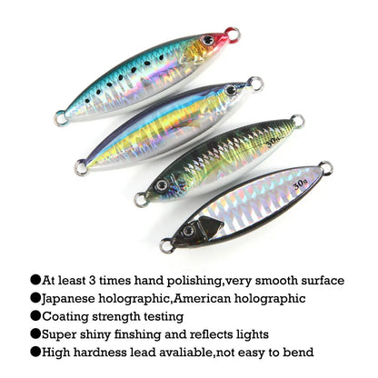 Glow Fishing Lure Casting Tuna15g30g40g60g Slow Pitch Jig Sea Bass
