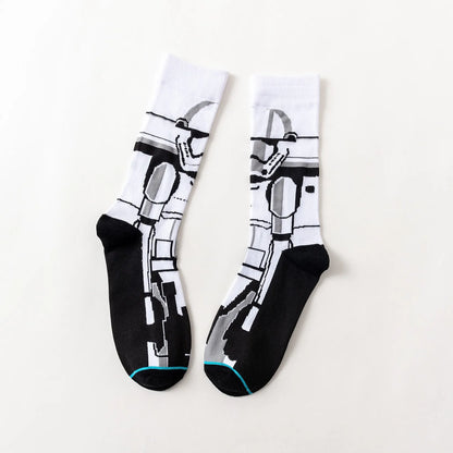 1 pair Autumn Winter Anime Socks