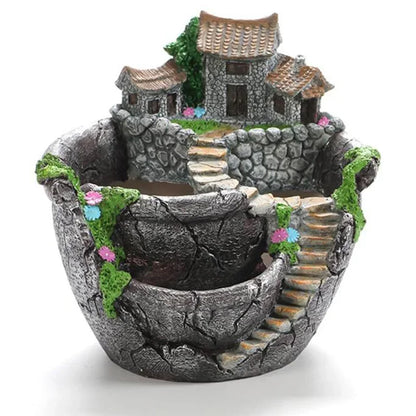 Succulent Plants Planter Flowerpot Resin Flower Pot