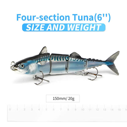 Tuna Fishing Lures Multi Joint Crank