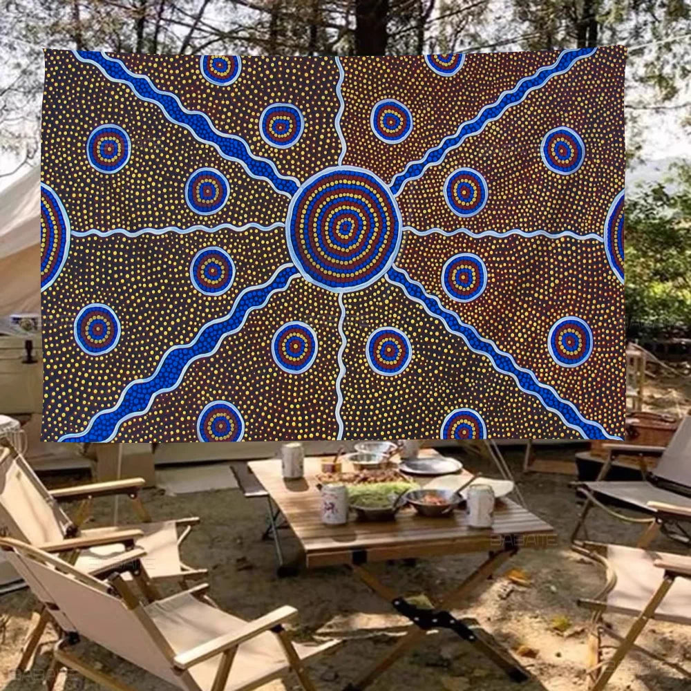 Australian Aboriginal Hanging Flag Polyester Printed Banner