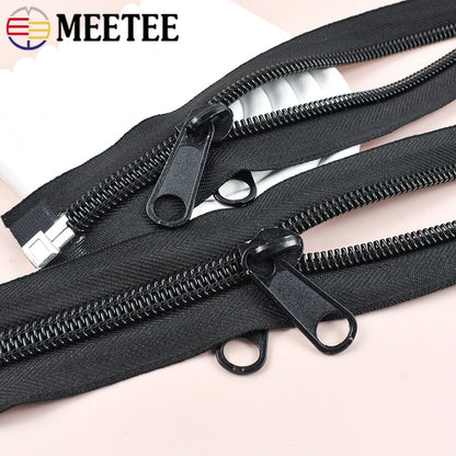 80-300cm Black 10# Nylon Zippers