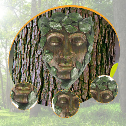 Tree Face Sculpture Planter